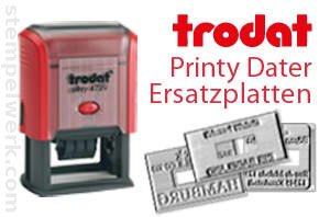 Trodat Printy Dater Ersatzplatten