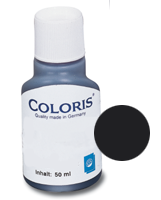 stempelfarbe schwarz 50ml coloris